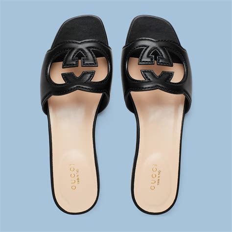 gucci cut out sandals|Gucci sandals original.